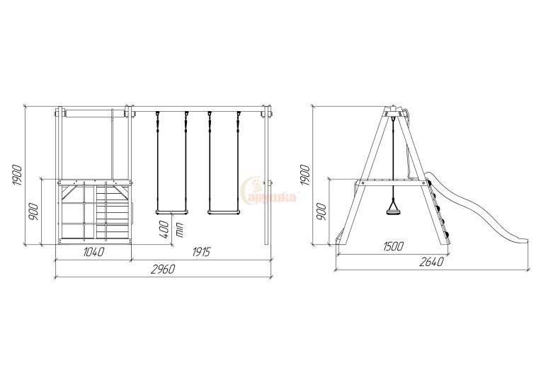 Детская площадка Савушка TooSun  1